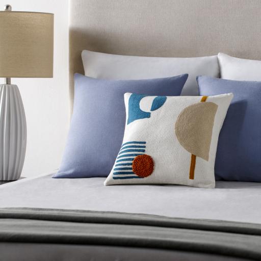 Surya Novel NVE-002 18"H x 18"W Pillow Cover