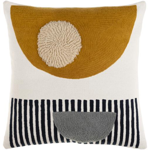 Surya Novel NVE-003 18"H x 18"W Pillow Cover