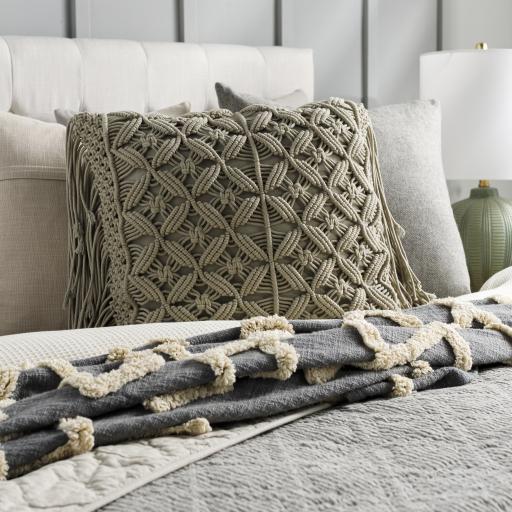 Surya Punta PUT-001 Seafoam 18"H x 18"W Pillow Cover