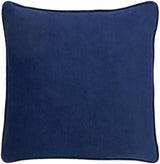 Surya Safflower SAFF-7193 Navy 18"H x 18"W Pillow Cover