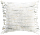 Surya Saugatuck SGK-001 Cream Deep Teal 20"H x 20"W Pillow Cover