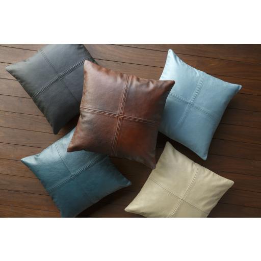 Surya Sheffield SFD-006 Black 20"H x 20"W Pillow Cover