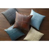 Surya Sheffield SFD-006 Black 20"H x 20"W Pillow Cover