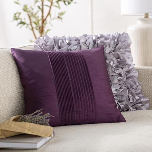 Surya Solid Pleated HH-016 22"H x 22"W Pillow Cover