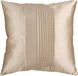 Surya Solid Pleated HH-019 18"H x 18"W Pillow Cover