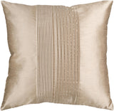 Surya Solid Pleated HH-019 22"H x 22"W Pillow Cover