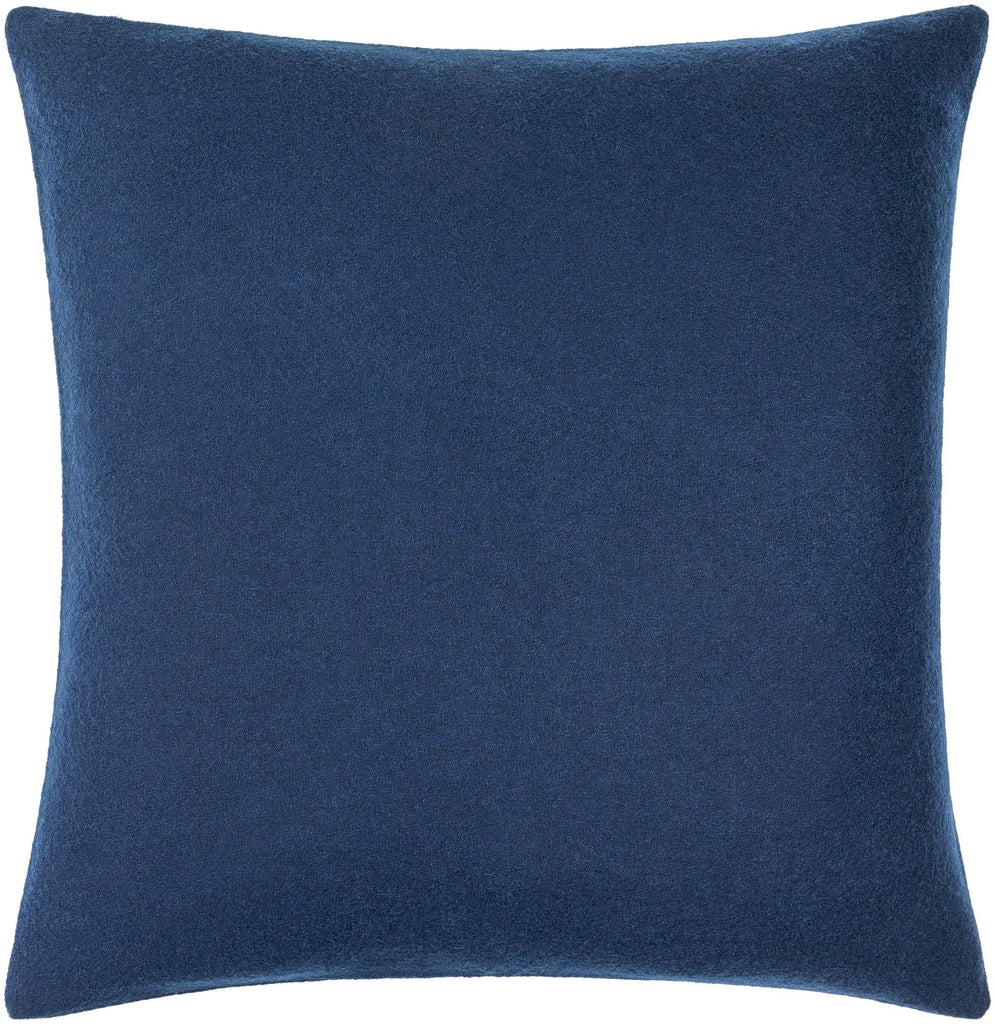 Surya Stirling STG-001 Dark Blue 18"H x 18"W Pillow Cover