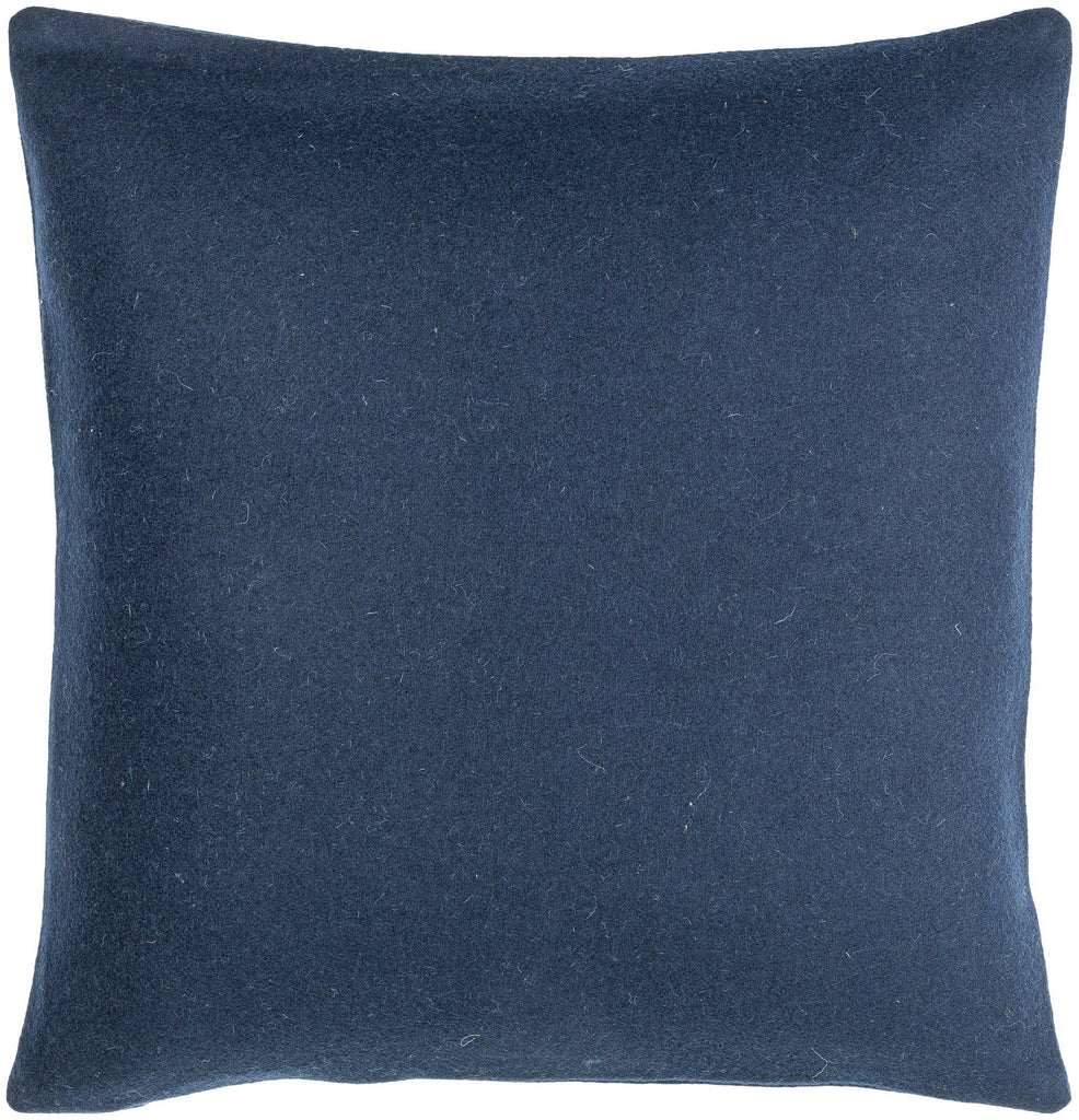 Surya Stirling STG-003 Ink Blue 18"H x 18"W Pillow Cover