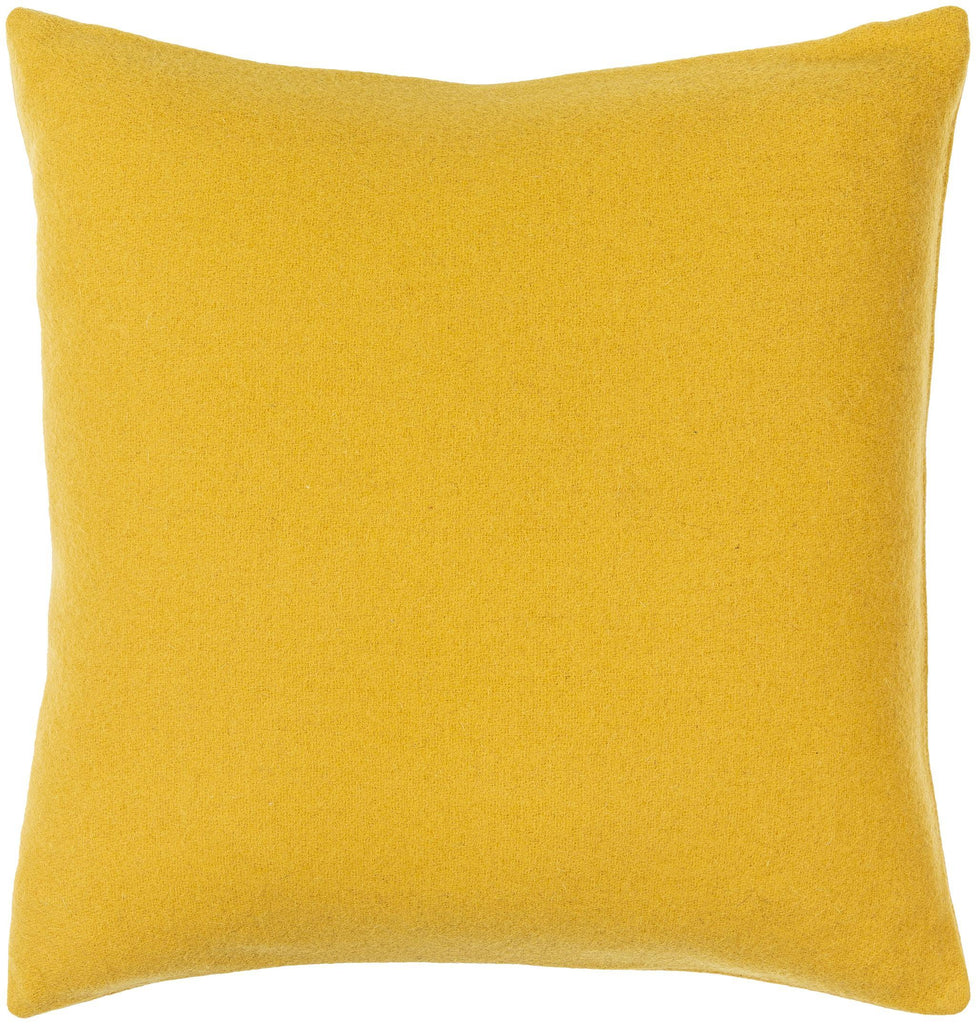 Surya Stirling STG-006 Mustard 18"H x 18"W Pillow Cover
