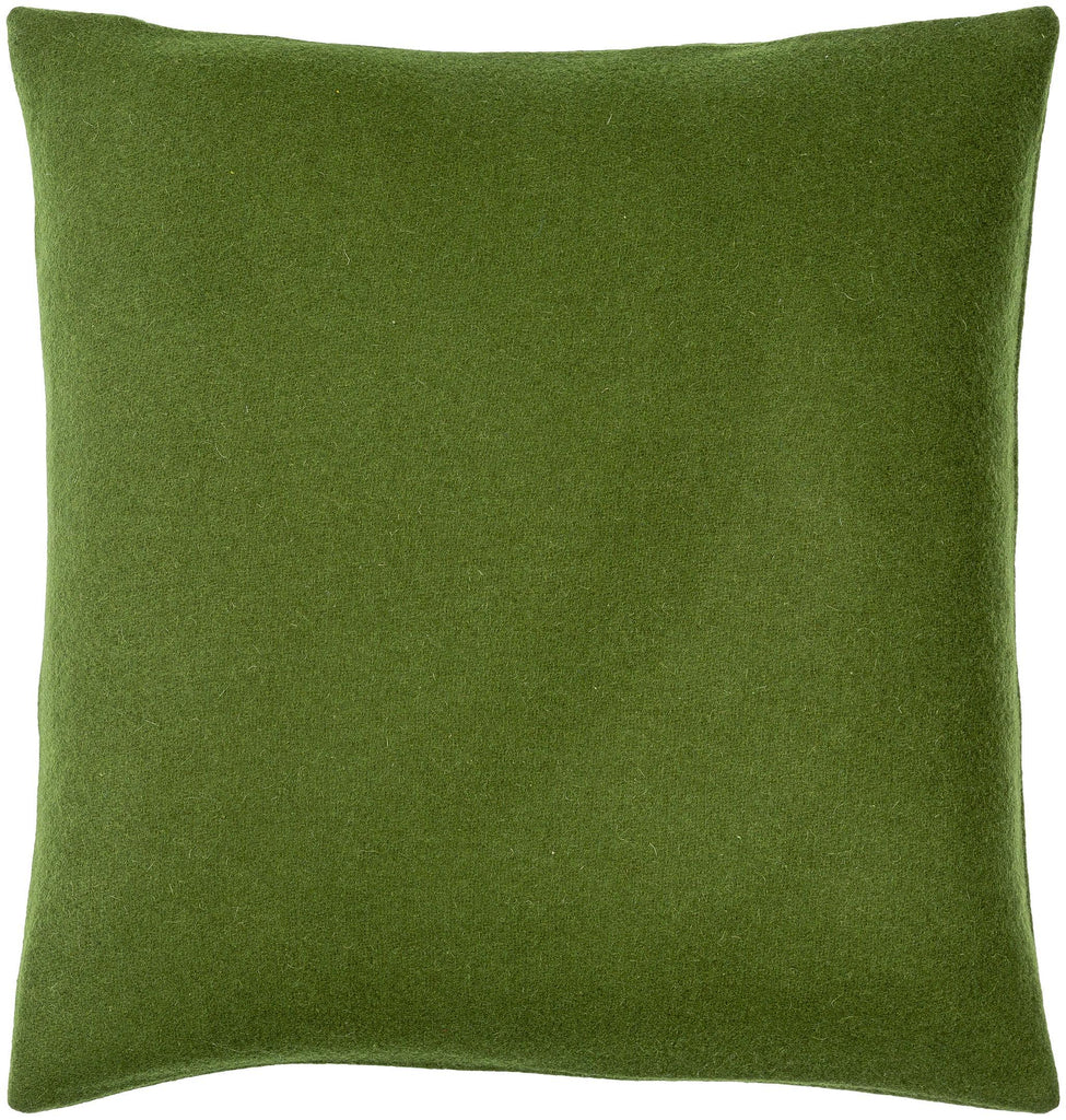 Surya Stirling STG-007 Grass Green 18"H x 18"W Pillow Cover
