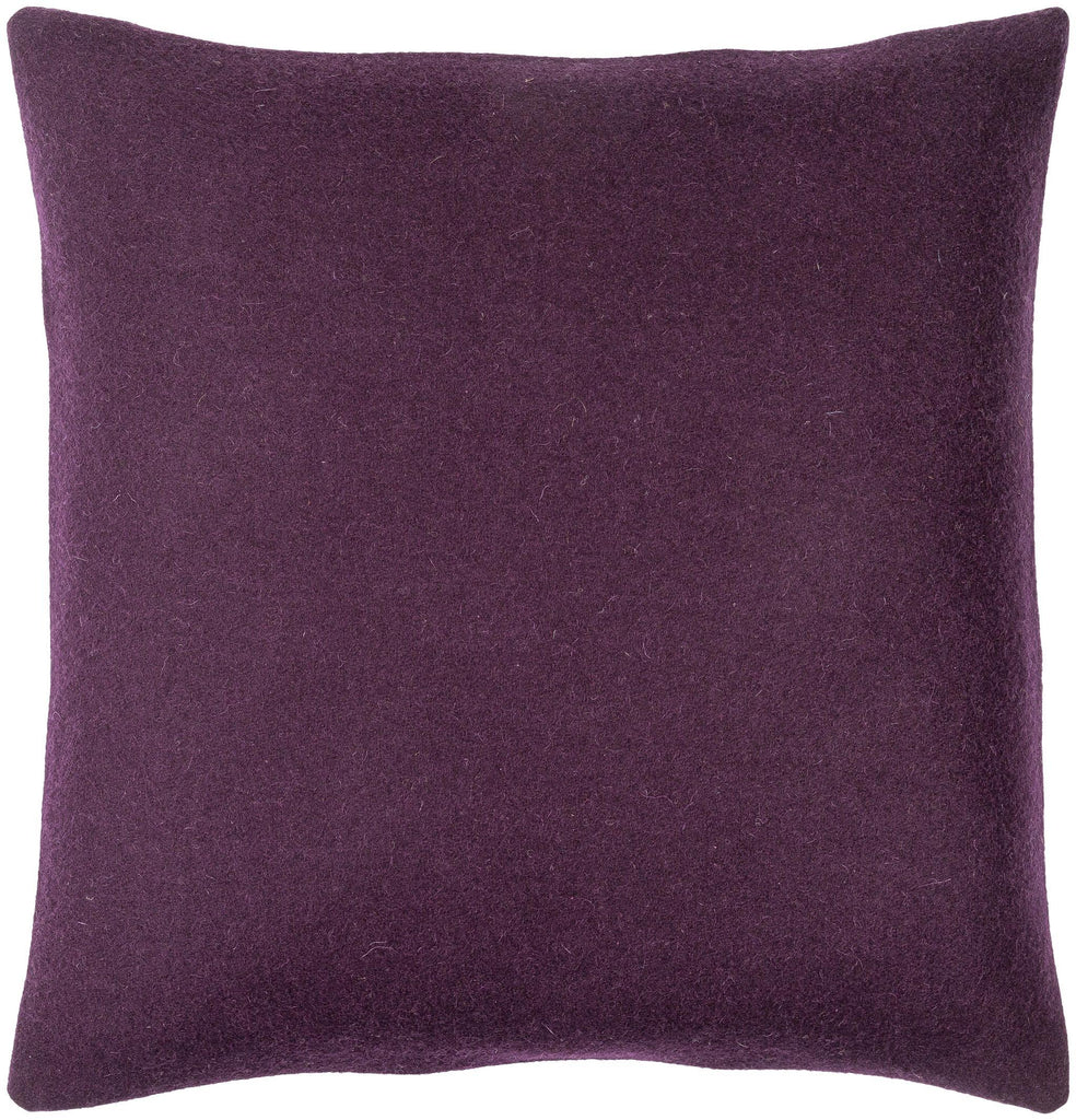 Surya Stirling STG-008 Plum 18"H x 18"W Pillow Cover