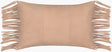 Surya Suede Fringe SFG-001 14"L x 22"W Pillow Cover