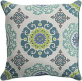 Surya Technicolor TEC-012 18"H x 18"W Pillow Cover