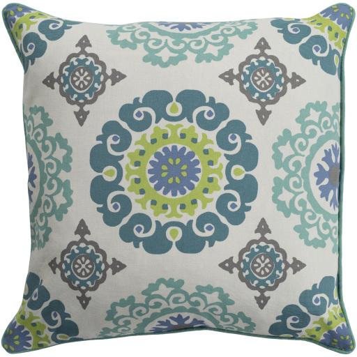Surya Technicolor TEC-012 18"H x 18"W Pillow Cover