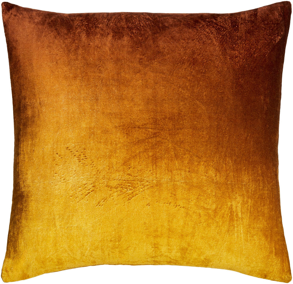 Surya Theodosia TOD-003 Brown Mustard 18"H x 18"W Pillow Cover
