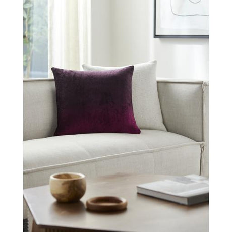 Surya Theodosia TOD-006 Burgundy Dark Plum 18"H x 18"W Pillow Cover
