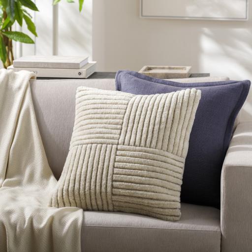 Surya Tunisia TUI-001 Ivory 18"H x 18"W Pillow Cover