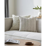 Surya Vermont VMT-002 Ivory Taupe 18"H x 18"W Pillow Cover