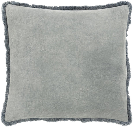 Surya Washed Cotton Velvet WCV-003 18"H x 18"W Pillow Cover