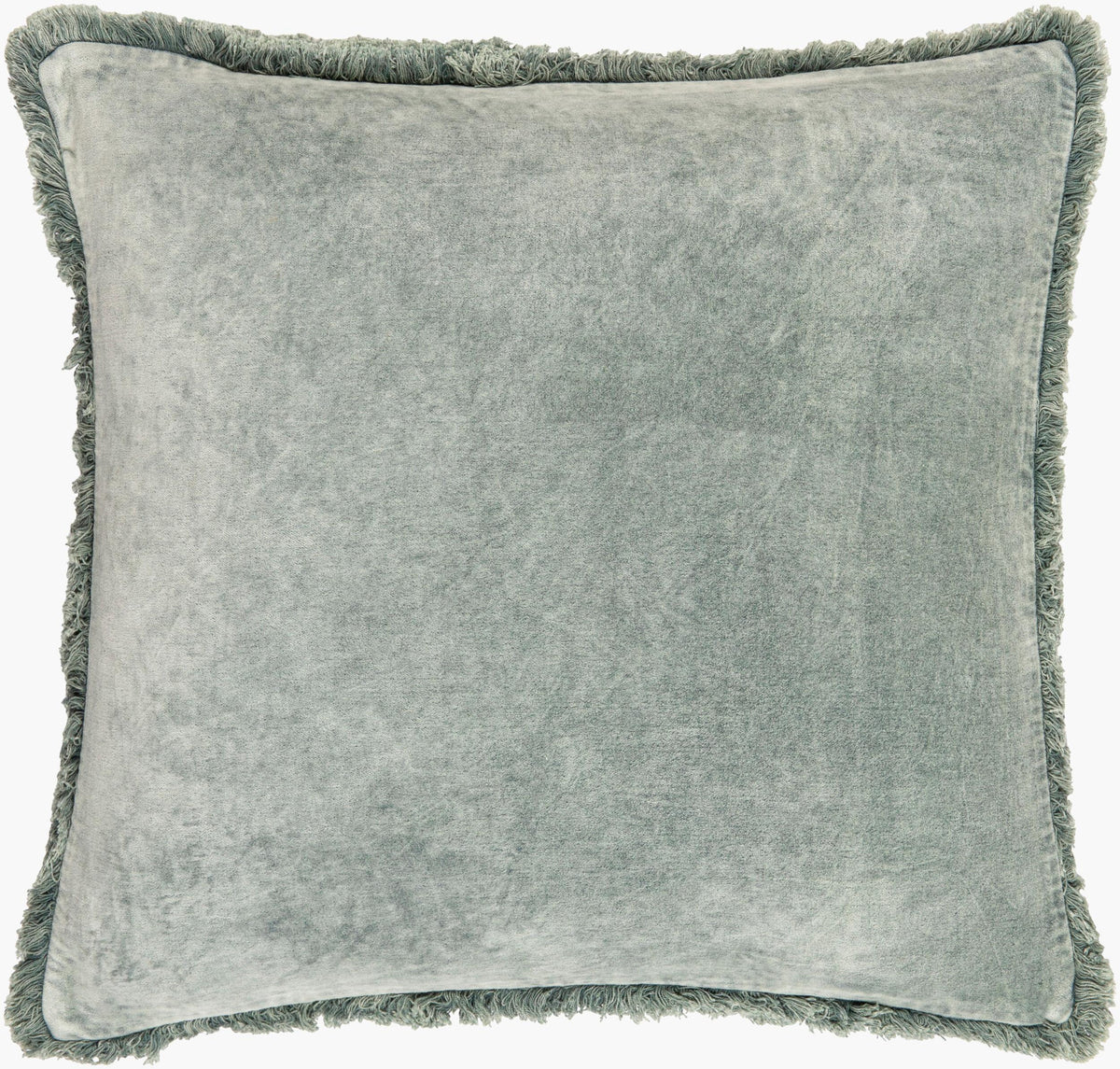Surya Washed Cotton Velvet WCV-005 18"L x 18"W Pillow Cover