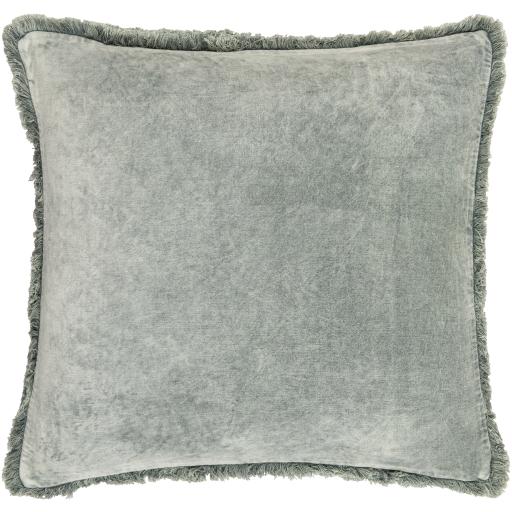 Surya Washed Cotton Velvet WCV-005 18"H x 18"W Pillow Cover