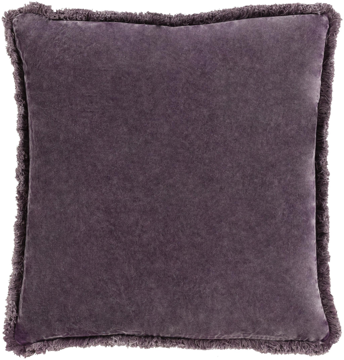 Surya Washed Cotton Velvet WCV-006 18"H x 18"W Pillow Cover