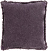 Surya Washed Cotton Velvet WCV-006 18"H x 18"W Pillow Cover