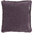 Surya Washed Cotton Velvet WCV-006 18"H x 18"W Pillow Cover
