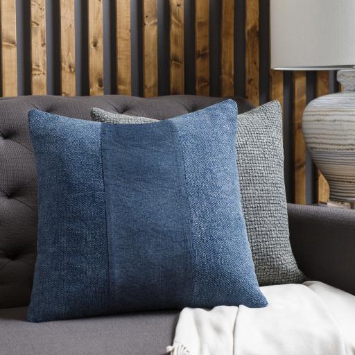 Surya Washed Stripe WSS-001 20"H x 20"W Pillow Cover