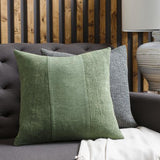 Surya Washed Stripe WSS-003 18"H x 18"W Pillow Cover