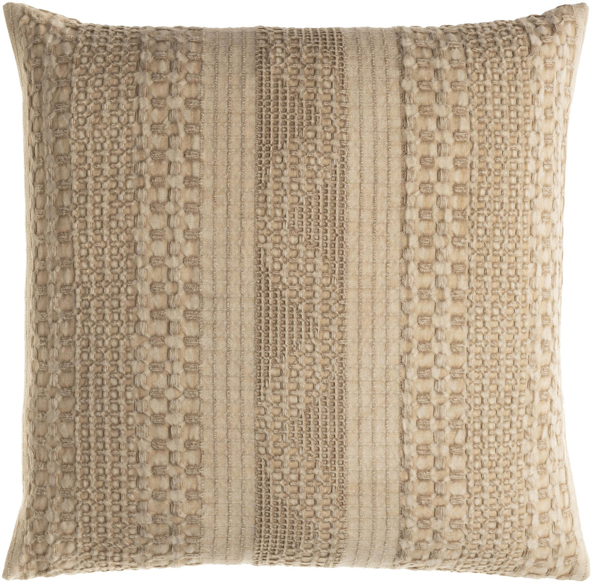 Surya Washed Waffle WWA-004 20"H x 20"W Pillow Cover