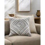 Surya Zander ZND-007 20"H x 20"W Pillow Cover