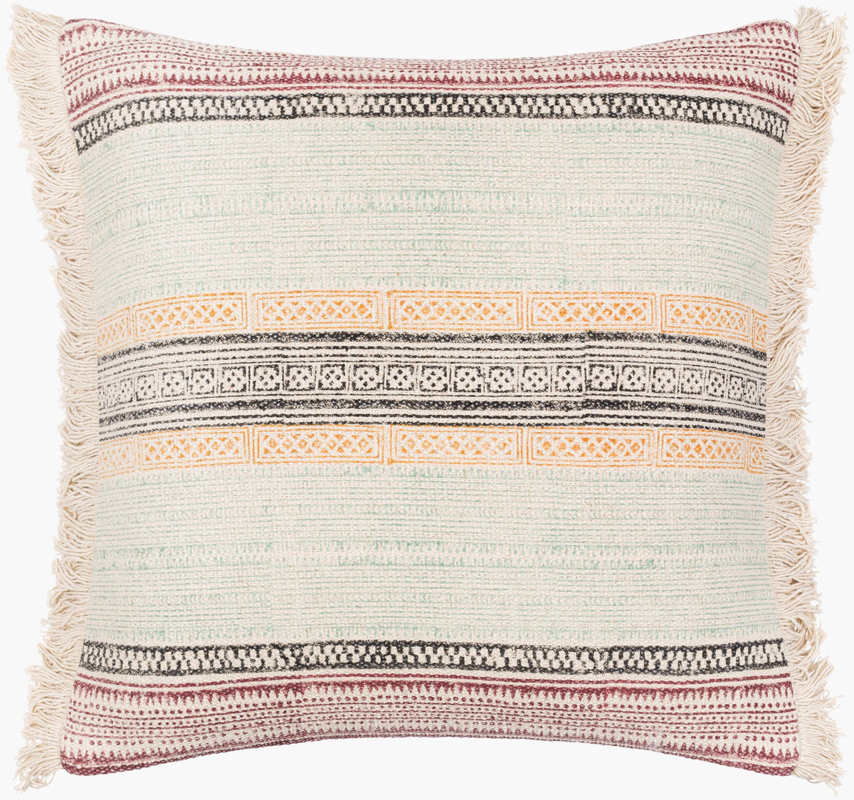 Surya Zendaya ZEN-001 18"L x 18"W Pillow Cover