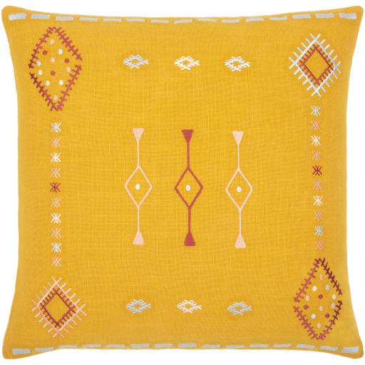 Surya Zina ZIN-001 18"H x 18"W Pillow Cover