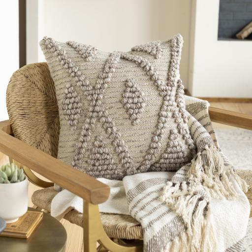 Surya Anders ADR-005 22"H x 22"W Pillow Kit