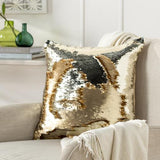 Surya Andrina ADN-001 Metallic Gold Metallic Silver 18"H x 18"W Pillow Kit