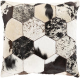 Surya Avani AVI-001 Black Brown 20"H x 20"W Pillow Kit