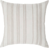 Surya Baris BIS-001 Beige Oatmeal 20"H x 20"W Pillow Kit