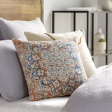 Surya Colin CLN-001 Blue Brown 20"H x 20"W Pillow Kit