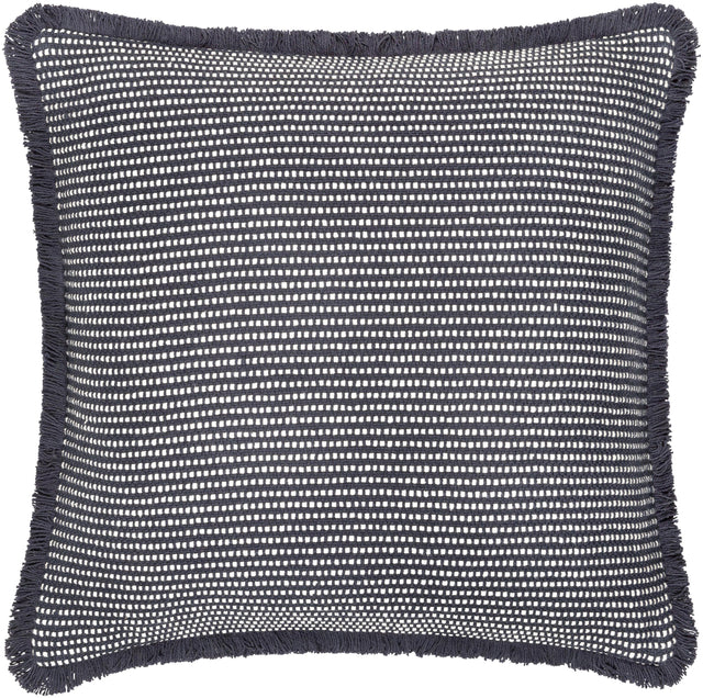 Surya Cotton Fringe CTF-002 22"H x 22"W Pillow Kit
