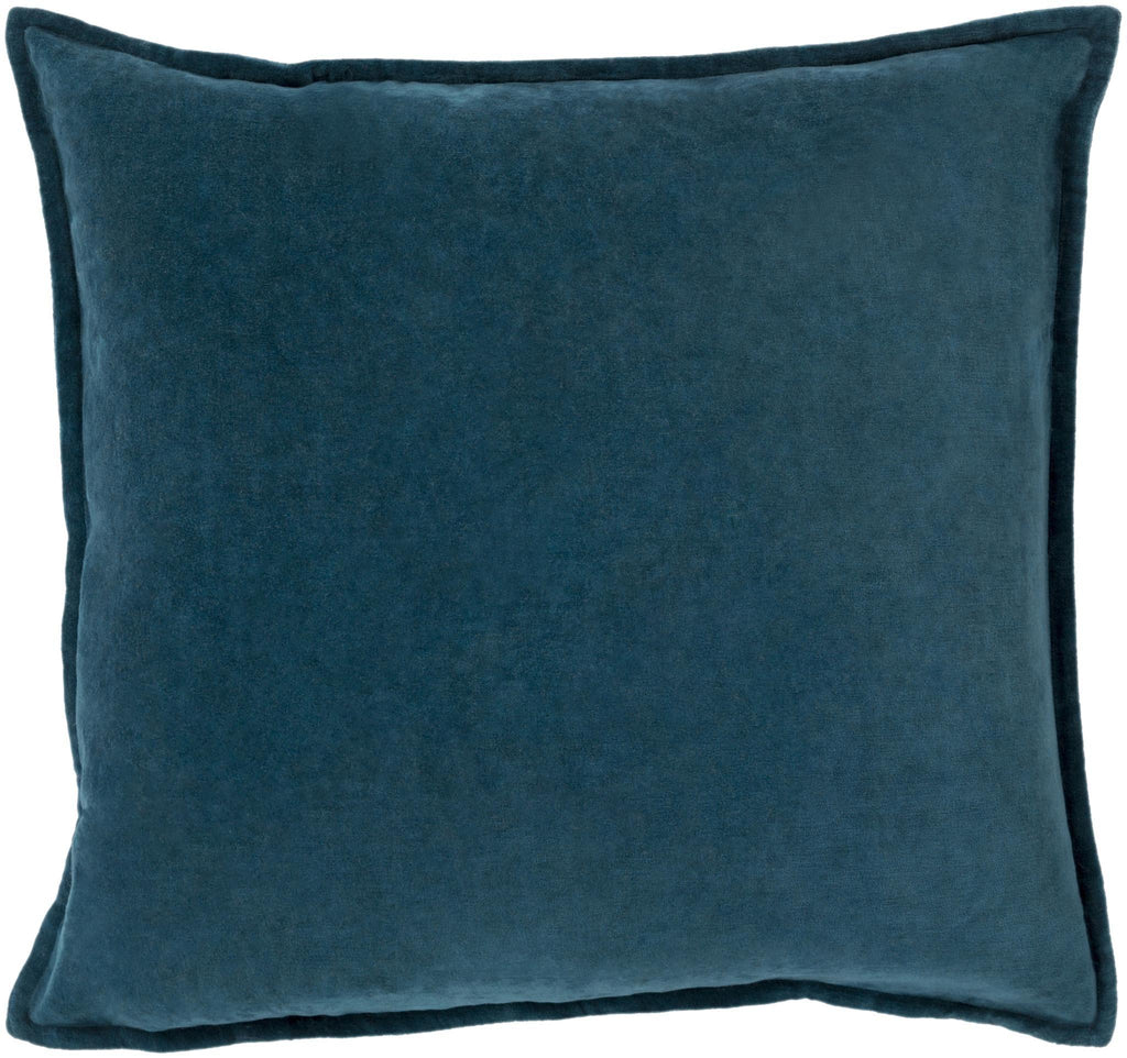Surya Cotton Velvet CV-004 Deep Teal 18"H x 18"W Pillow Kit