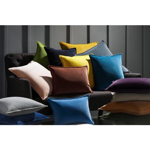 Surya Cotton Velvet CV-030 18"H x 18"W Pillow Kit