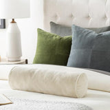 Surya Cotton Velvet CV-051 Oatmeal 7"H x 21"W Pillow Kit