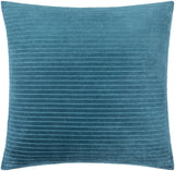 Surya Cotton Velvet Stripes CV-088 18"H x 18"W Pillow Kit