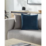 Surya Cotton Velvet Stripes CV-088 18"H x 18"W Pillow Kit