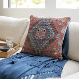 Surya Coventry CVN-005 Dark Blue Deep Teal 18"H x 18"W Pillow Kit