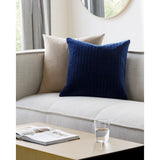 Surya Digby DIG-004 Dark Blue 18"H x 18"W Pillow Kit