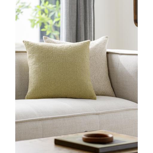 Surya Dwight DWG-001 Light Olive 18"H x 18"W Pillow Kit