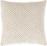 Surya Godavari GDA-003 Cream 20"H x 20"W Pillow Kit