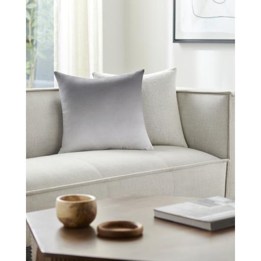 Surya Hyrum HYR-003 Charcoal Lavender 20"H x 20"W Pillow Kit